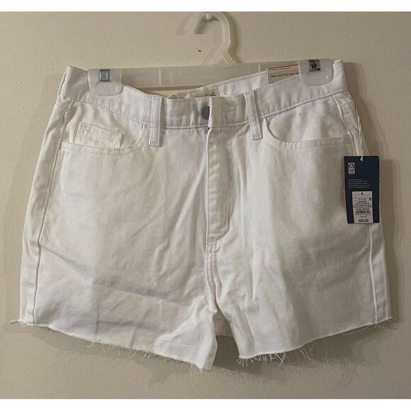 Universal Thread Pants - Universal Thread‎ White Denim Shorts | Raw Hem | Size 4